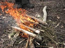 bush craft fire