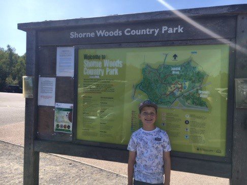 bailey with the shorne wood sign