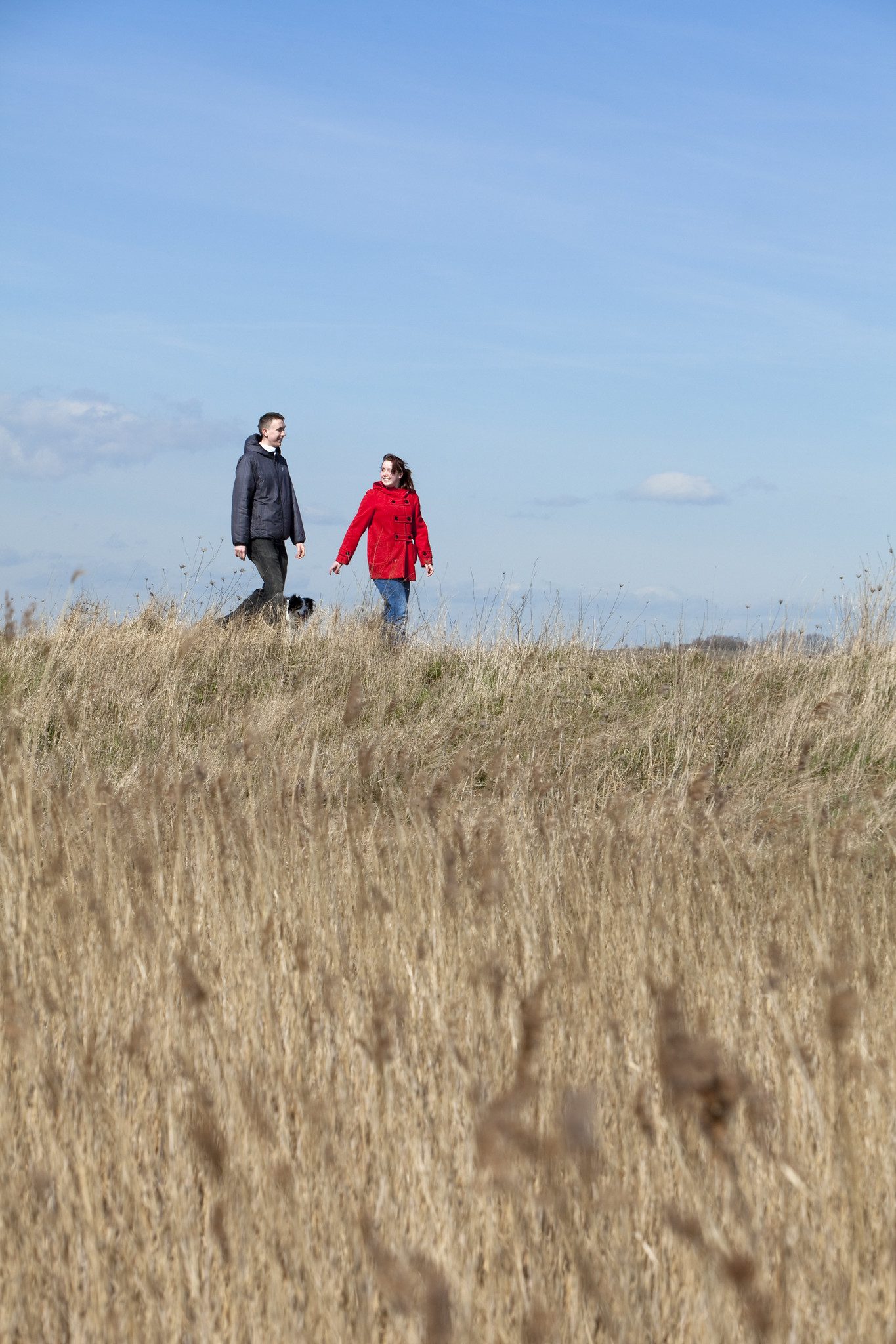 Walkers at Oare Marshes