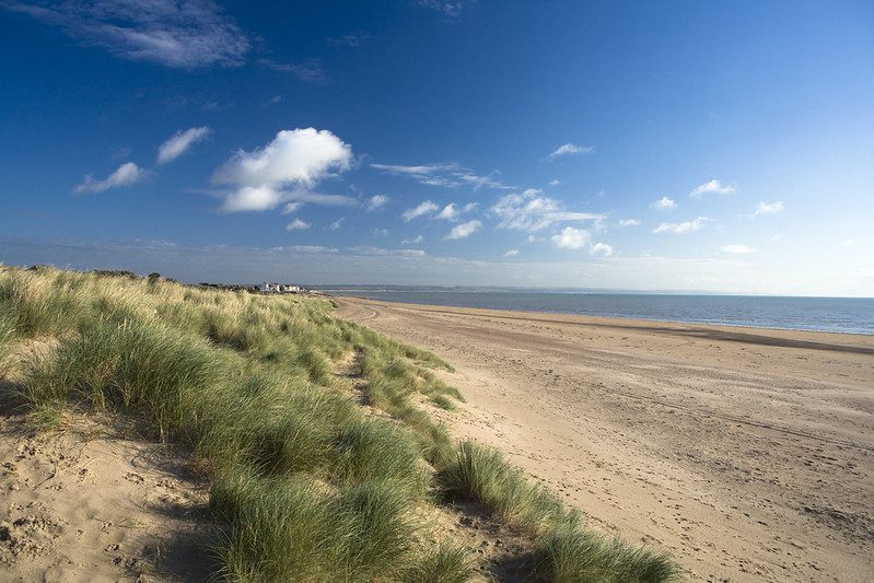 Sand Dunes along Kent's England Coast Path