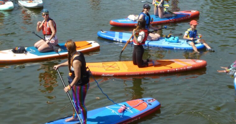 paddling on the medway