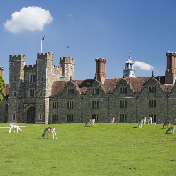 Knole House with animals