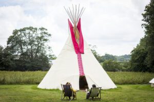 Tipi in the Wye Downs 