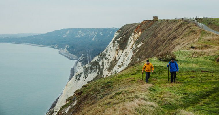 North Downs Way : Folkestone to Dover