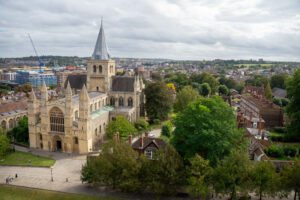 View of Rochester, overlooking Rochester Cathedral