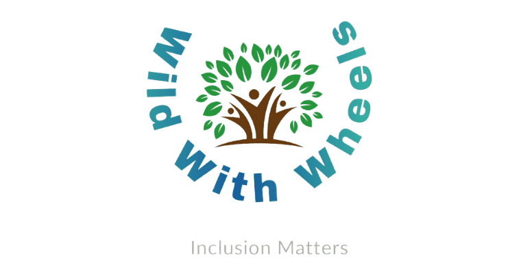 Wild with wheels logo - a graphic image of a tree. Text says inclusion matters,
