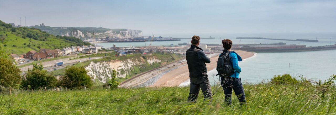 Coastal views of North Downs Way