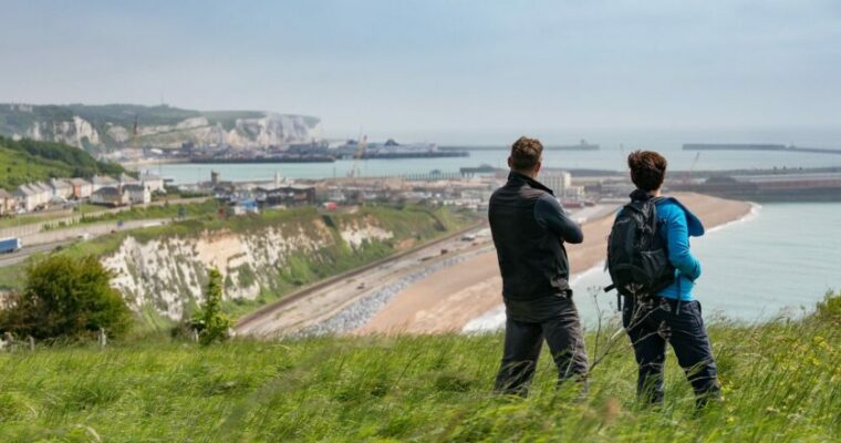 Coastal views of North Downs Way