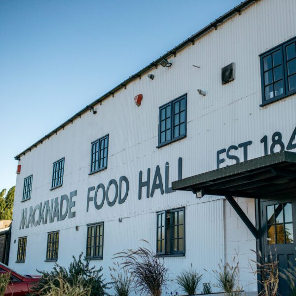 The outside of the Macknade Food Hall building.