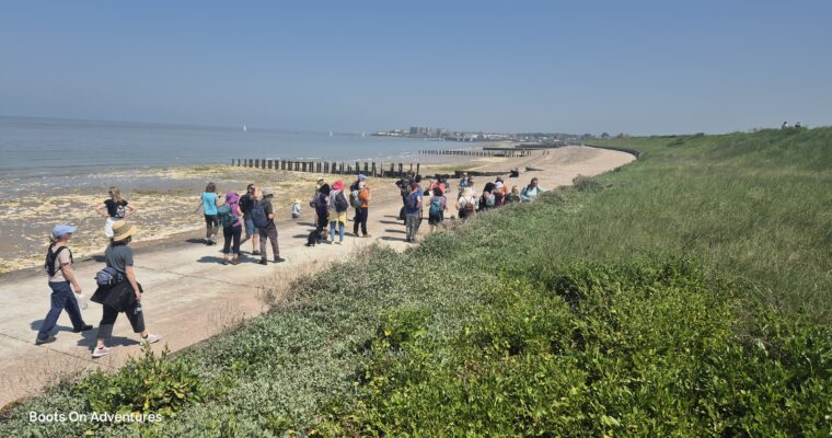 People walking on the beach