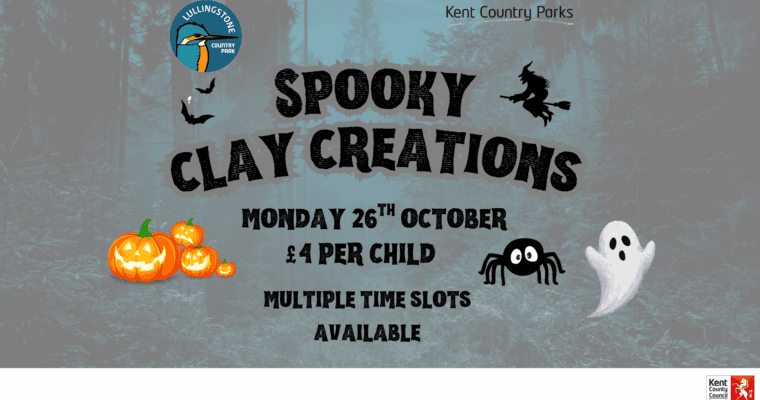 Spooky Clay Creations at Lullingstone Country Park, from Explore Kent
