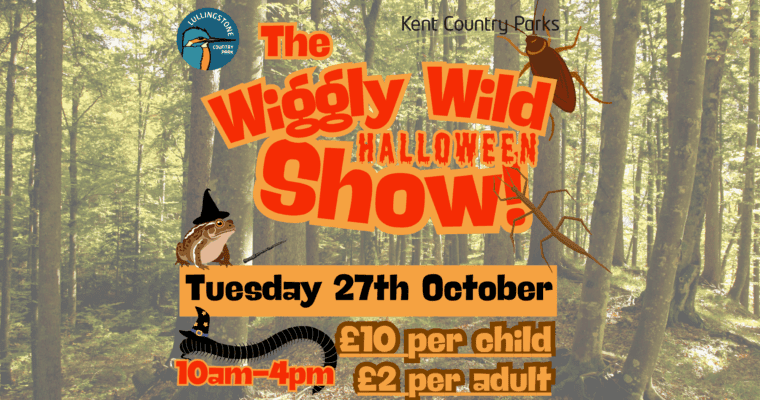 Poster for the Wiggly Wild Halloween Show at Lullingstone Country Park