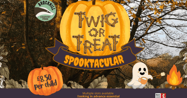 Twig or Treat Spooktacular at Brockhill Country Park, from Explore Kent